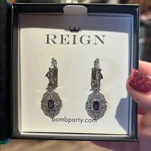 Bomb party reign ear rings